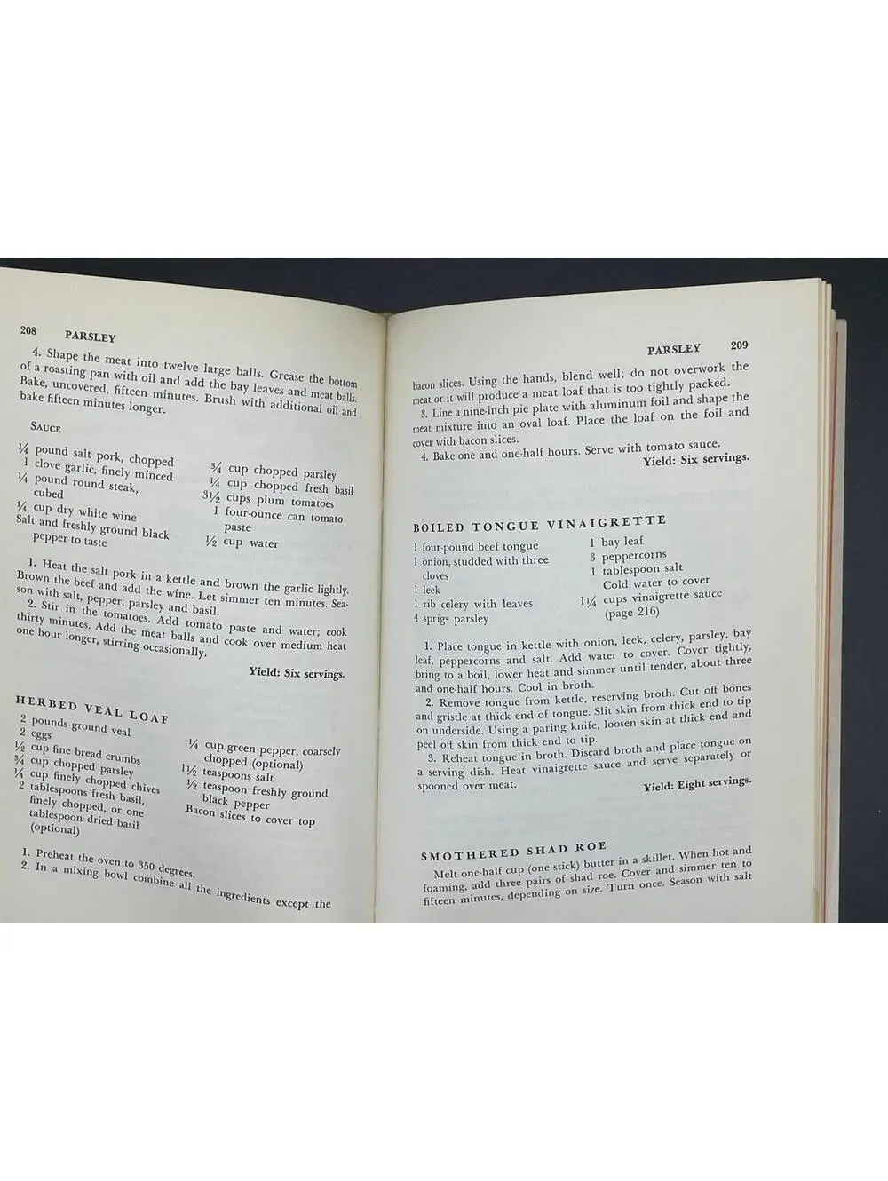 Vintage 1963 Herb & Spice Cookbook by Craig Claiborne